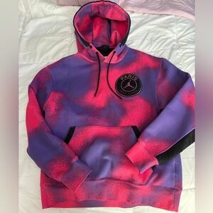 Nike Air Jordan x Paris Saint-Germain
PSG Men's XL Tie-Dye AOP Pullover
Hoodie